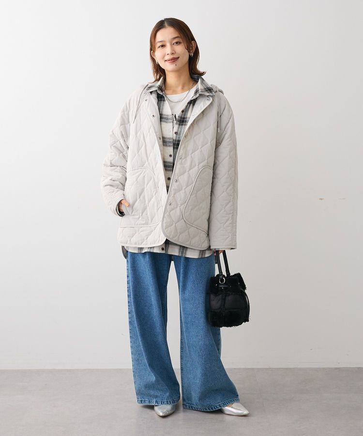 Green Parks「・ELENCARE DUE 2wayチェックビックシャツ」|チュニック|