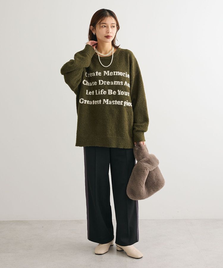 Green Parks「ブークレロゴニットチュニック」|チュニック|