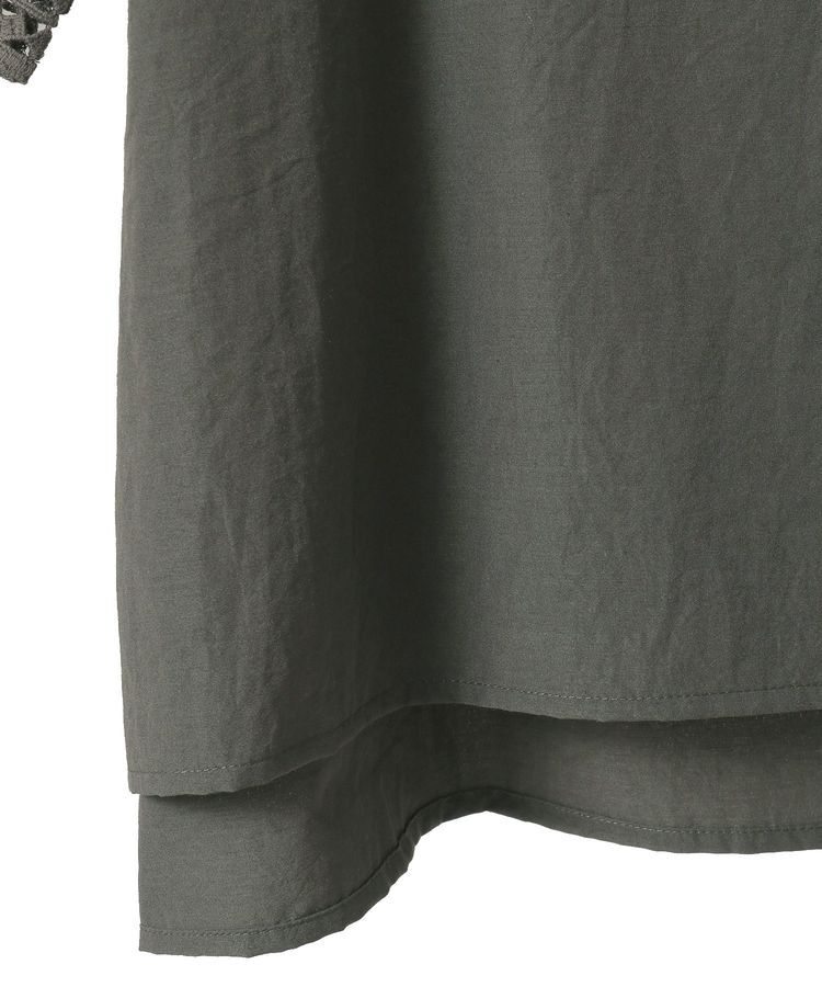 YECCA VECCA「レースMIXドルマンブラウス」|シャツ・ブラウス|