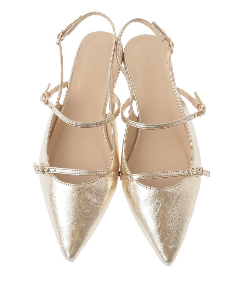 YECCA VECCA「バックストラップメリージェーンパンプス」|パンプス|