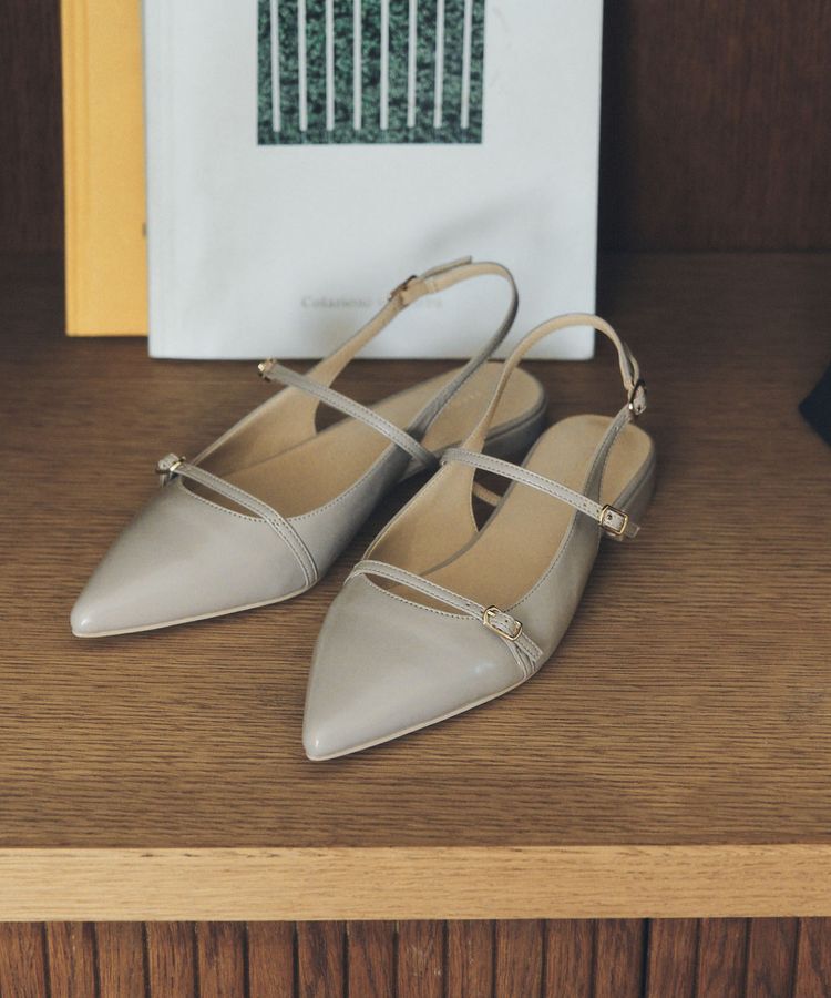 YECCA VECCA「バックストラップメリージェーンパンプス」|パンプス|Beige