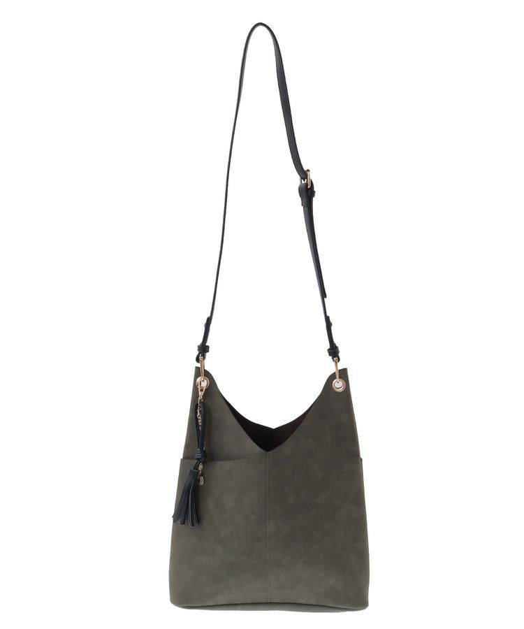 YECCA VECCA「チャーム付き2wayショルダーバッグ」|ショルダー・メッセンジャー|