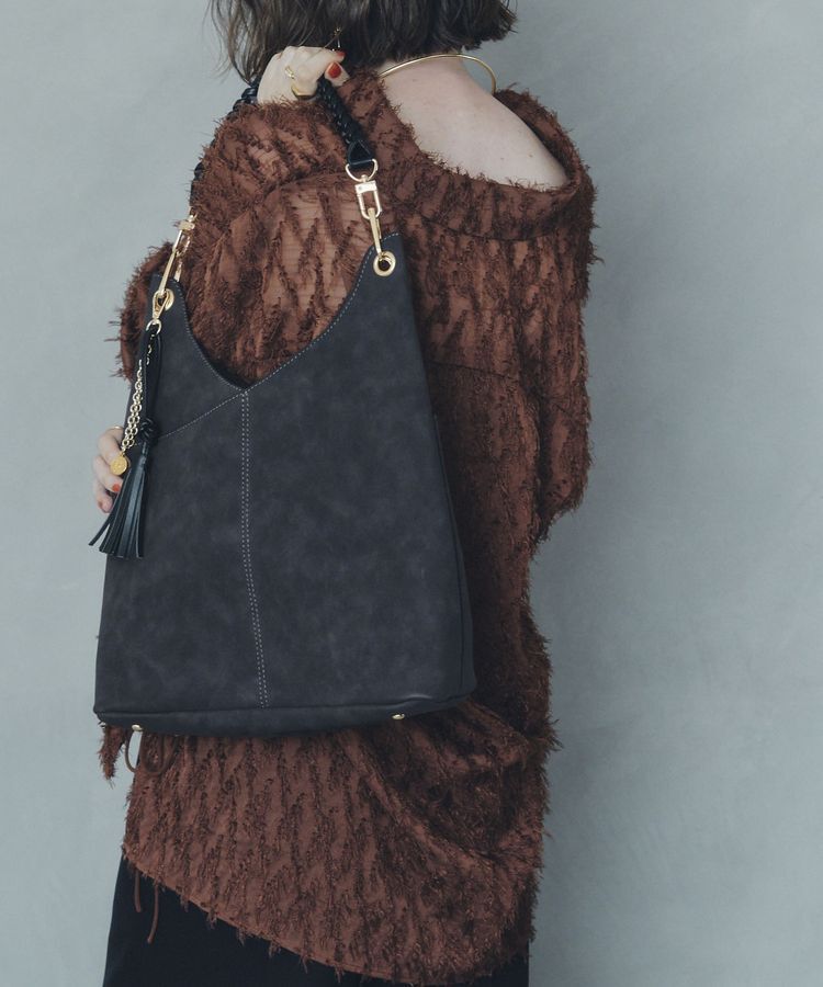 YECCA VECCA「チャーム付き2wayショルダーバッグ」|ショルダー・メッセンジャー|