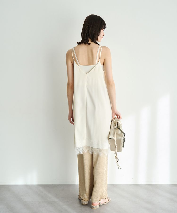 YECCA VECCA「レースサテンキャミチュニック」|チュニック|