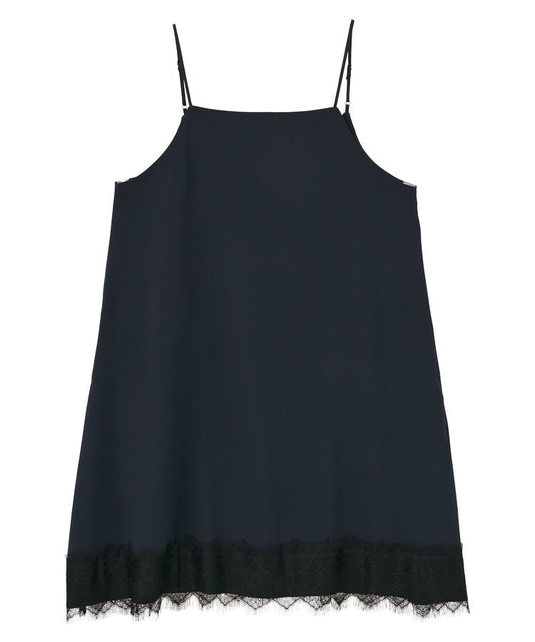 YECCA VECCA「レースサテンキャミチュニック」|チュニック|