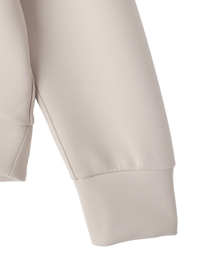 YECCA VECCA「バックプリーツZIPフーディー」|ブルゾン・スタジャン|