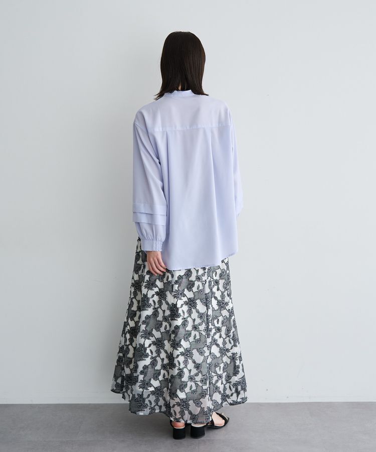 YECCA VECCA「2way裾アレンジパール釦ブラウス」|シャツ・ブラウス|