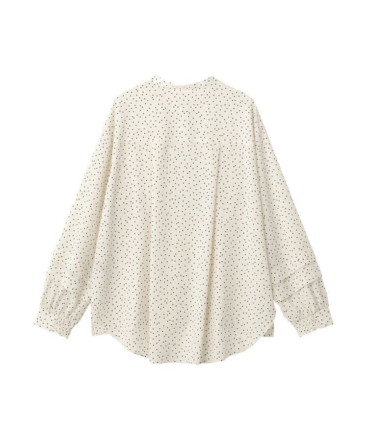 YECCA VECCA「2way裾アレンジパール釦ブラウス」|シャツ・ブラウス|