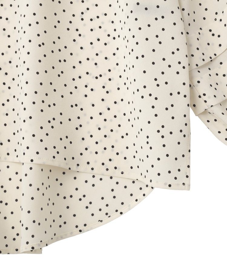 YECCA VECCA「2way裾アレンジパール釦ブラウス」|シャツ・ブラウス|