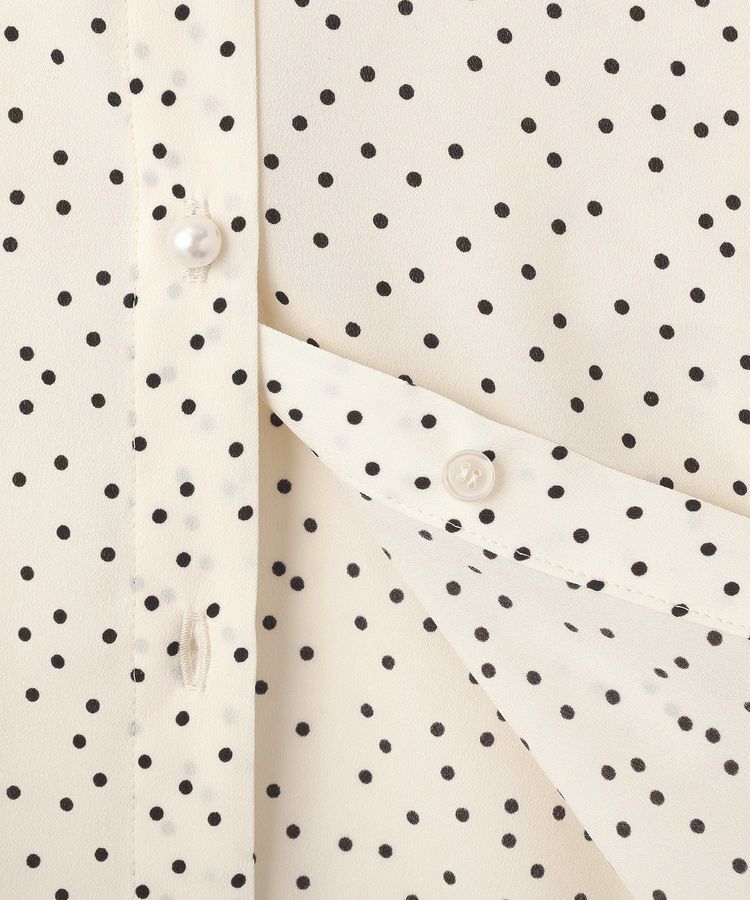 YECCA VECCA「2way裾アレンジパール釦ブラウス」|シャツ・ブラウス|