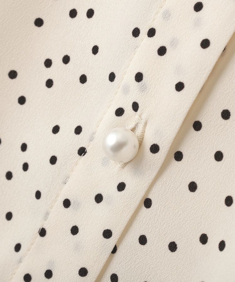 YECCA VECCA「2way裾アレンジパール釦ブラウス」|シャツ・ブラウス|