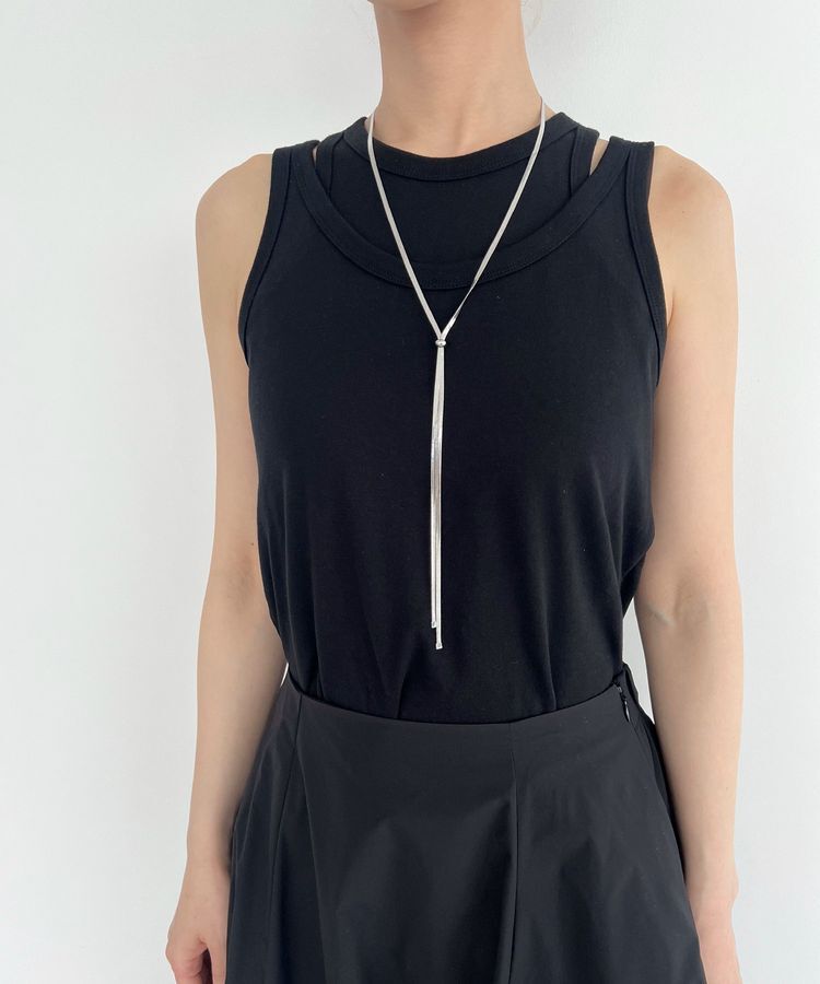 GARAGE OF GOOD CLOTHING「【日本製】天竺レイヤードタンクトップ」|Tシャツ・カットソー|