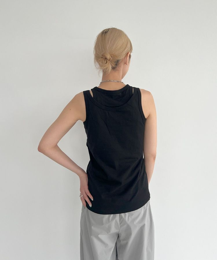 GARAGE OF GOOD CLOTHING「【日本製】天竺レイヤードタンクトップ」|Tシャツ・カットソー|