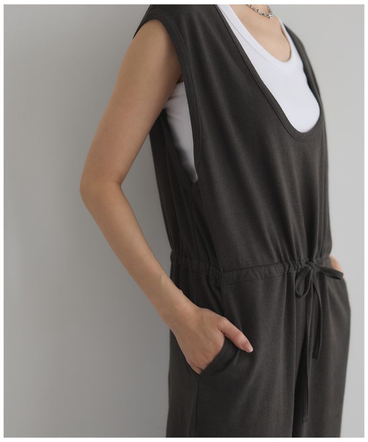 GARAGE OF GOOD CLOTHING「【日本製】Uネックオールインワン」|オールインワン|