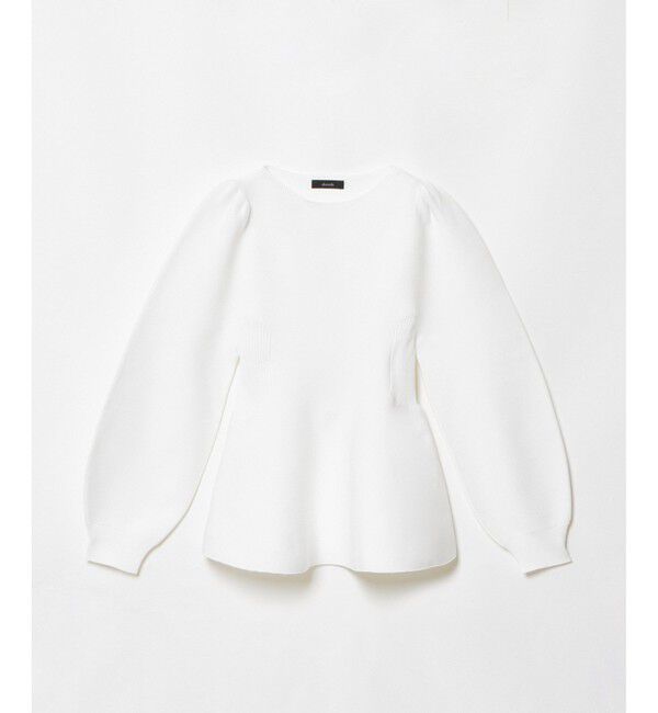 allureville「バックレースアッププルオーバー」|ニット・セーター|