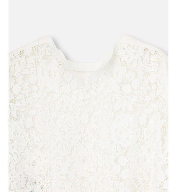 LOULOU WILLOUGHBY「◇ 【LOULOU WILLOUGHBY】レースドッキングプルオーバー」|Tシャツ・カットソー|