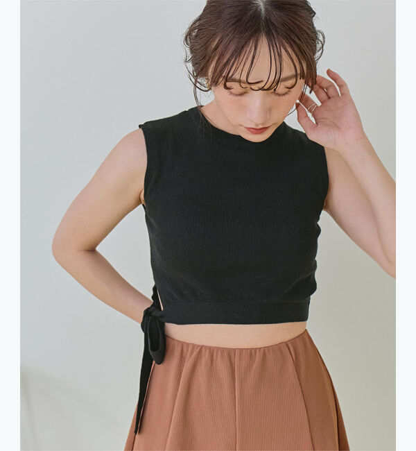 SEA DRESS「サイドリボンニット&times;ハイウエストビキニ」|ビキニ|