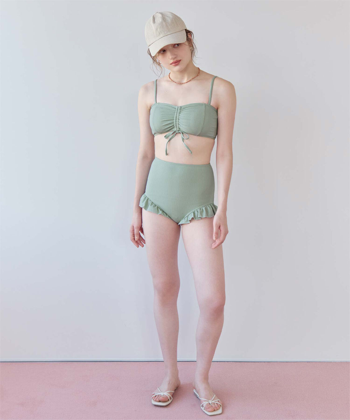 SEA DRESS「シアートップス付ビキニ/セット水着」|ビキニ|