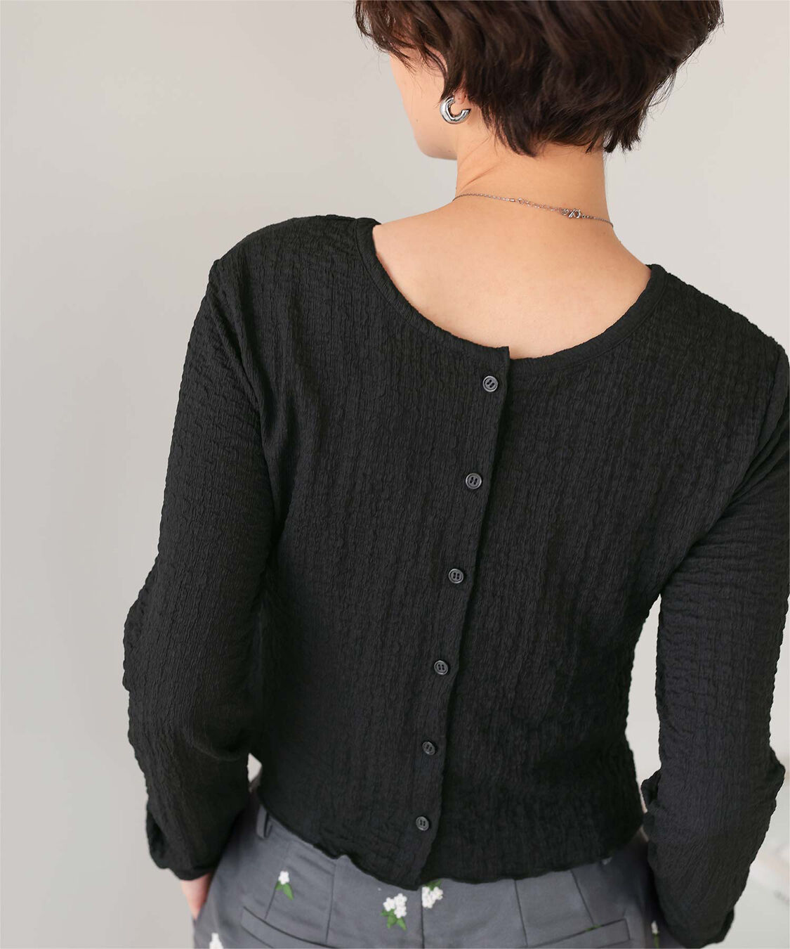 titivate「前後2wayポコポコジャガードトップス」|Tシャツ・カットソー|