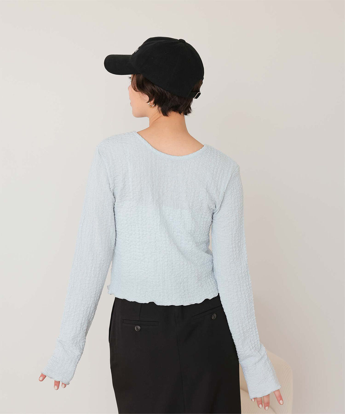 titivate「前後2wayポコポコジャガードトップス」|Tシャツ・カットソー|