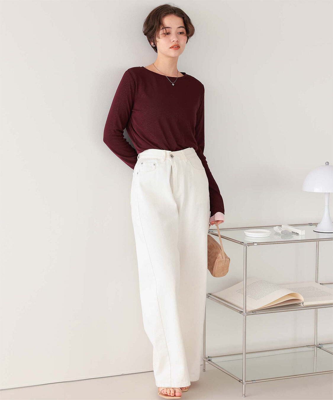 titivate「シアーカットソーロングスリーブトップス」|Tシャツ・カットソー|