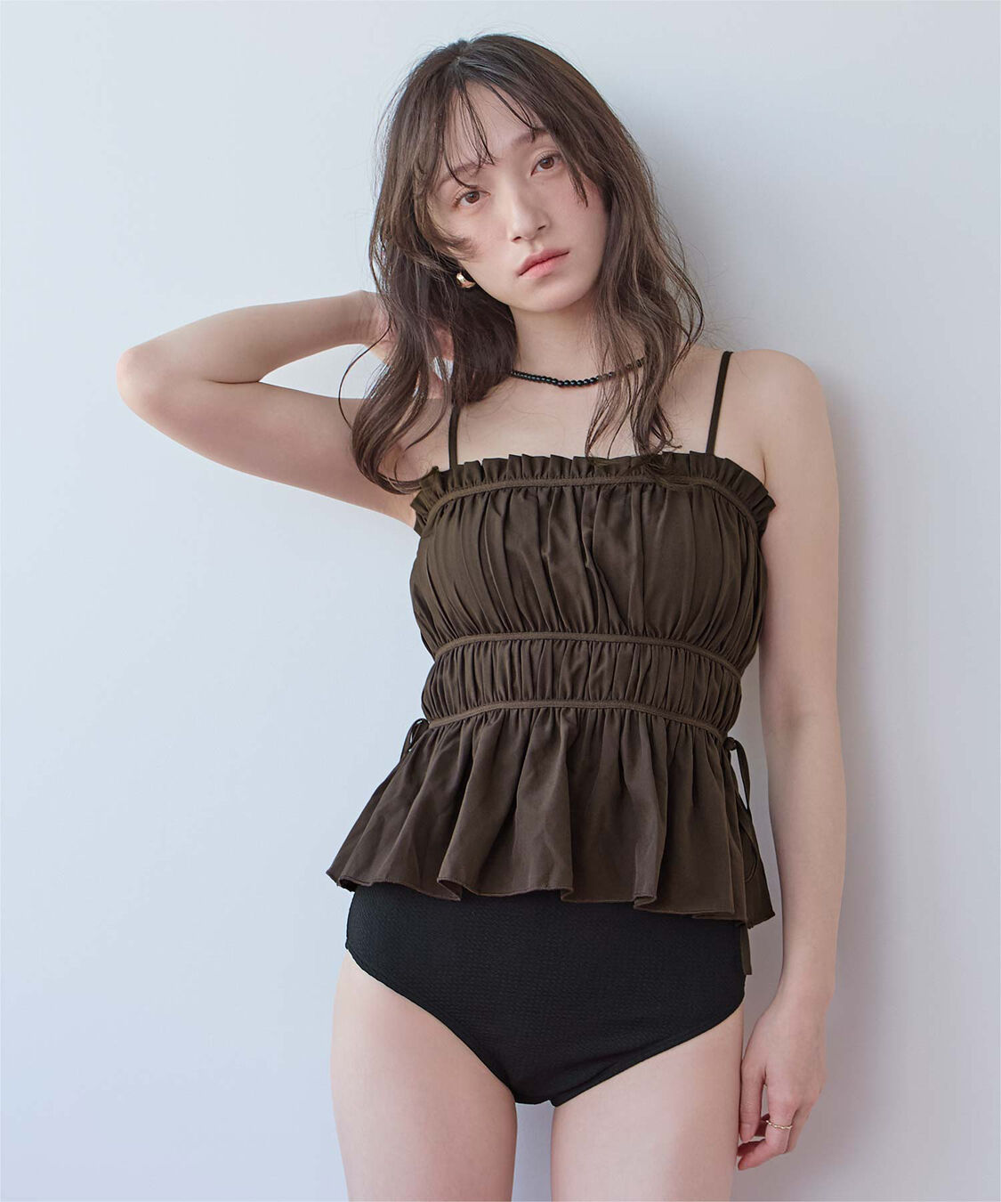 SEA DRESS「ティアードラインペプラムビキニ/水着」|ビキニ|