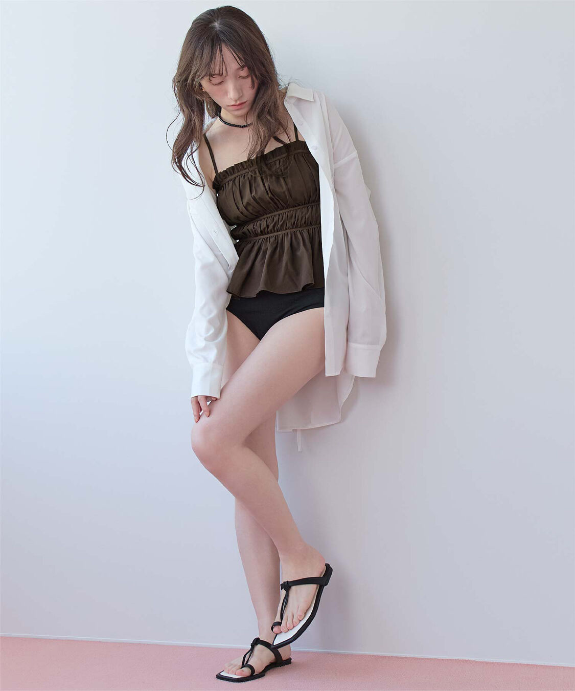 SEA DRESS「ティアードラインペプラムビキニ/水着」|ビキニ|