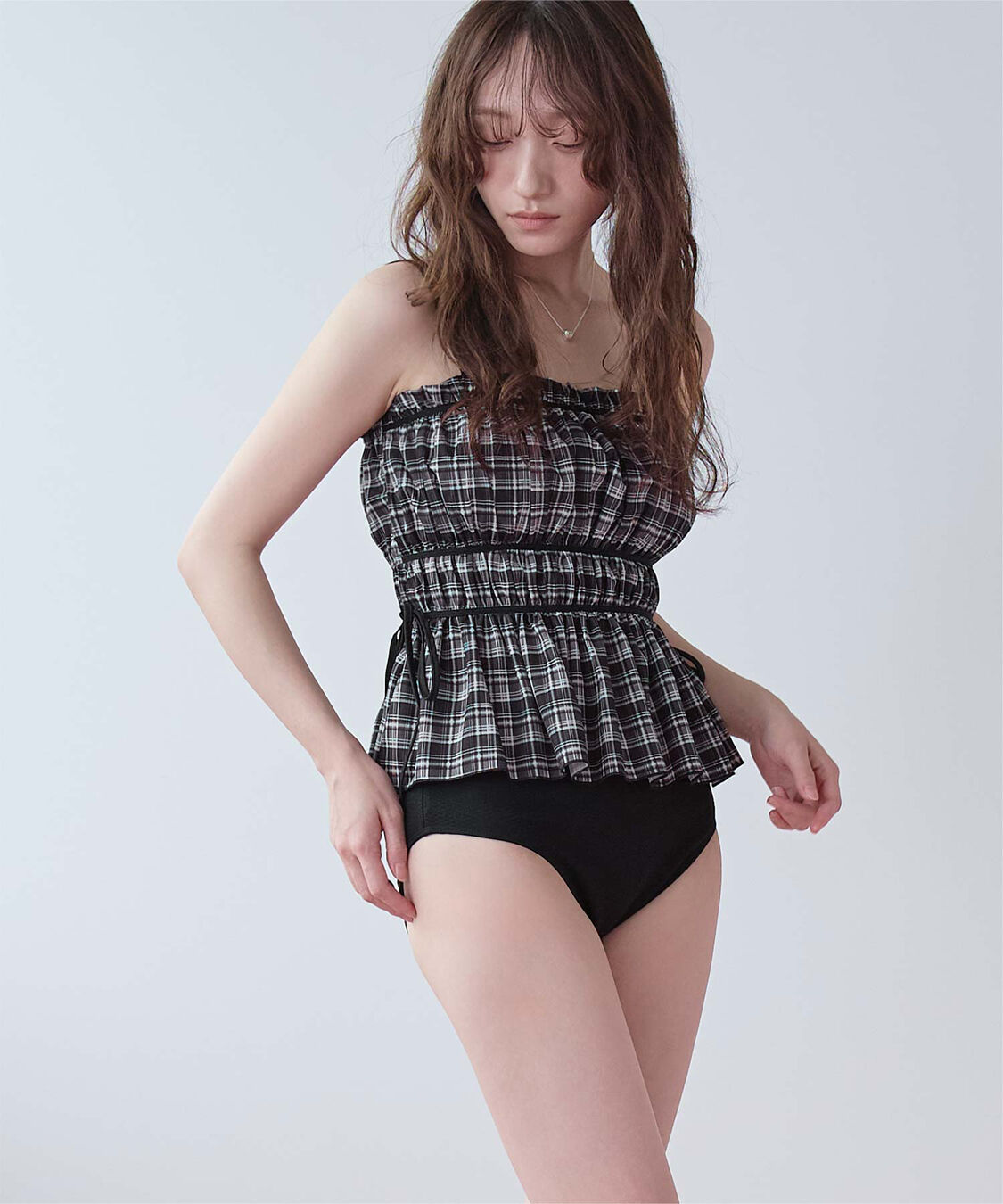 SEA DRESS「ティアードラインペプラムビキニ/水着」|ビキニ|