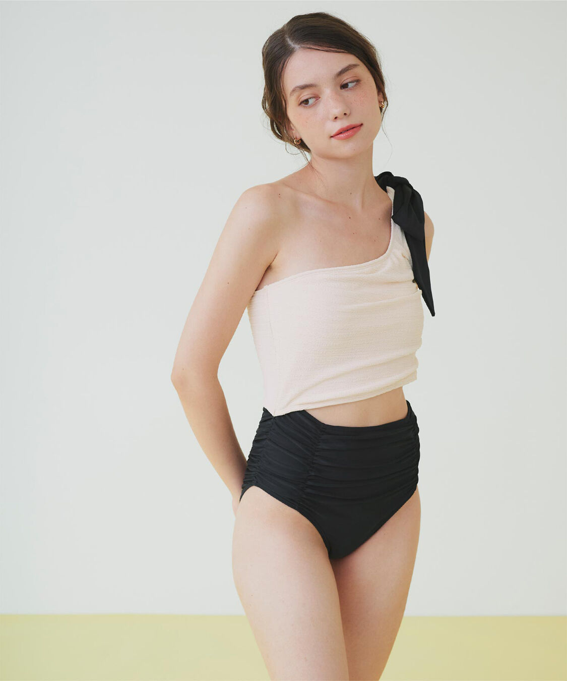 SEA DRESS「ワンショルダーカットアウトワンピース」|ビキニ|