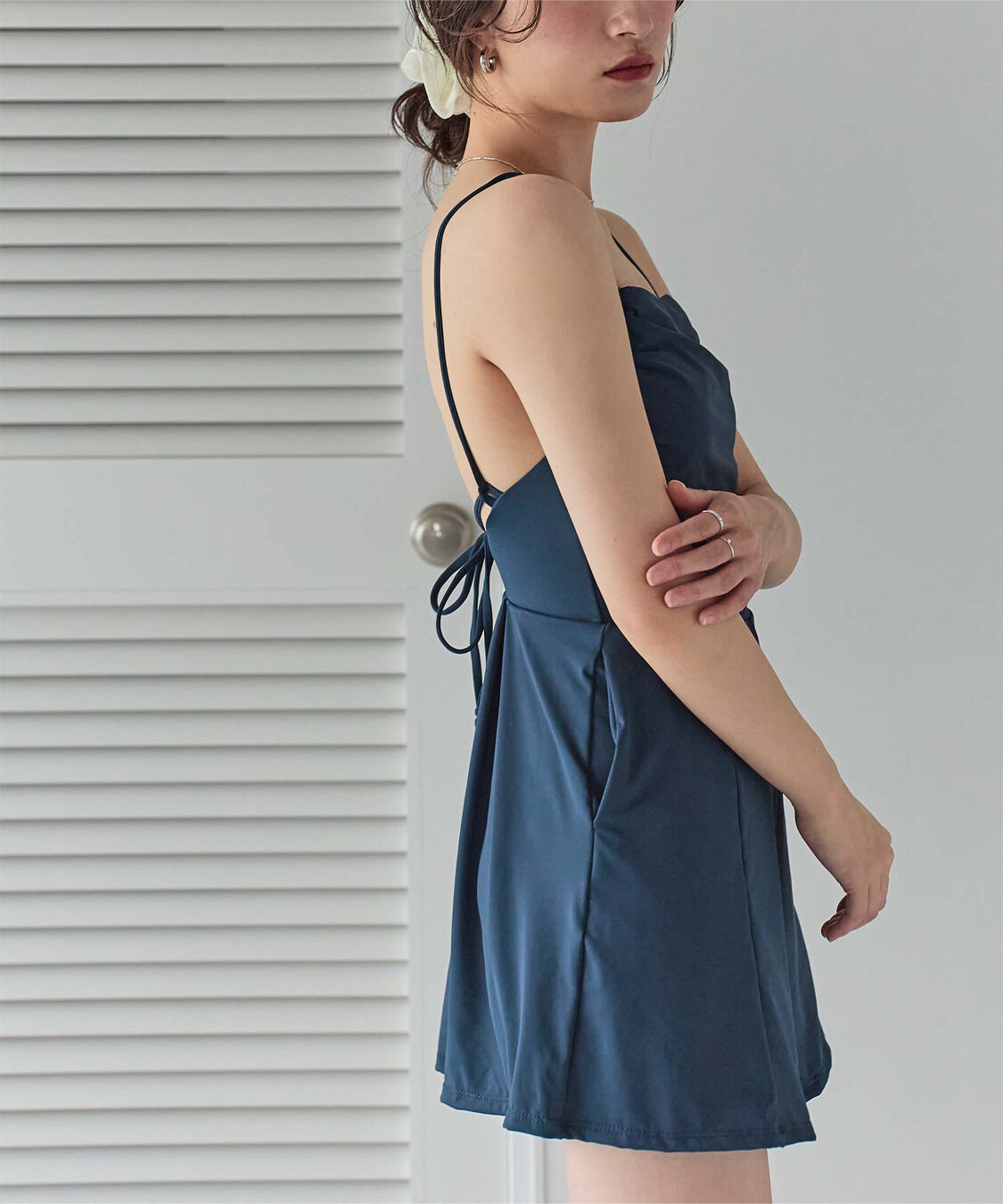 SEA DRESS「ｻｲﾄﾞｷﾞｬｻﾞｰｵｰﾙｲﾝﾜﾝ/ﾜﾝﾋﾟｰｽ水着」|コンビネゾン|