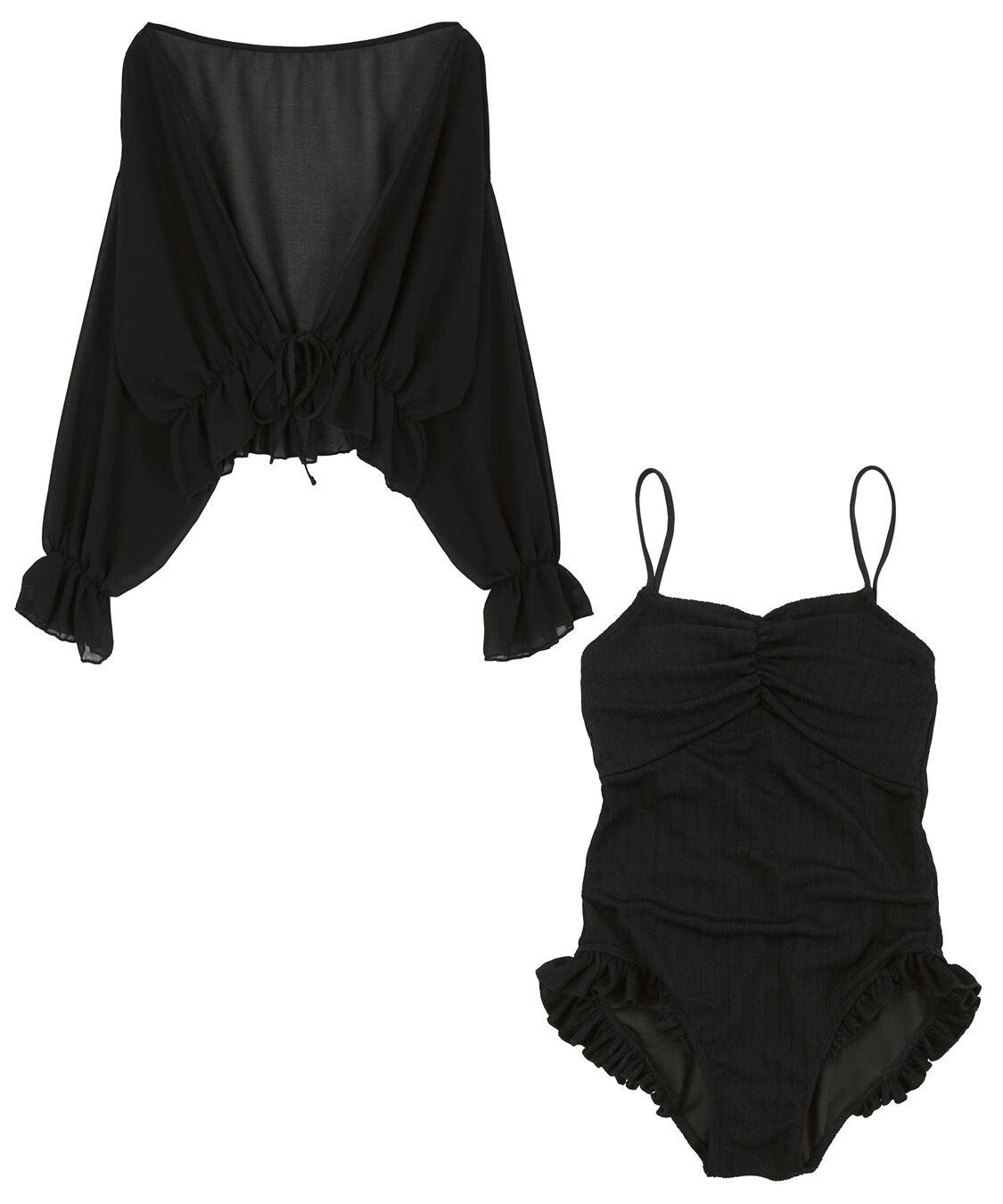 SEA DRESS「ボレロ付フリルデザインワンピース/セット水着」|ビキニ|