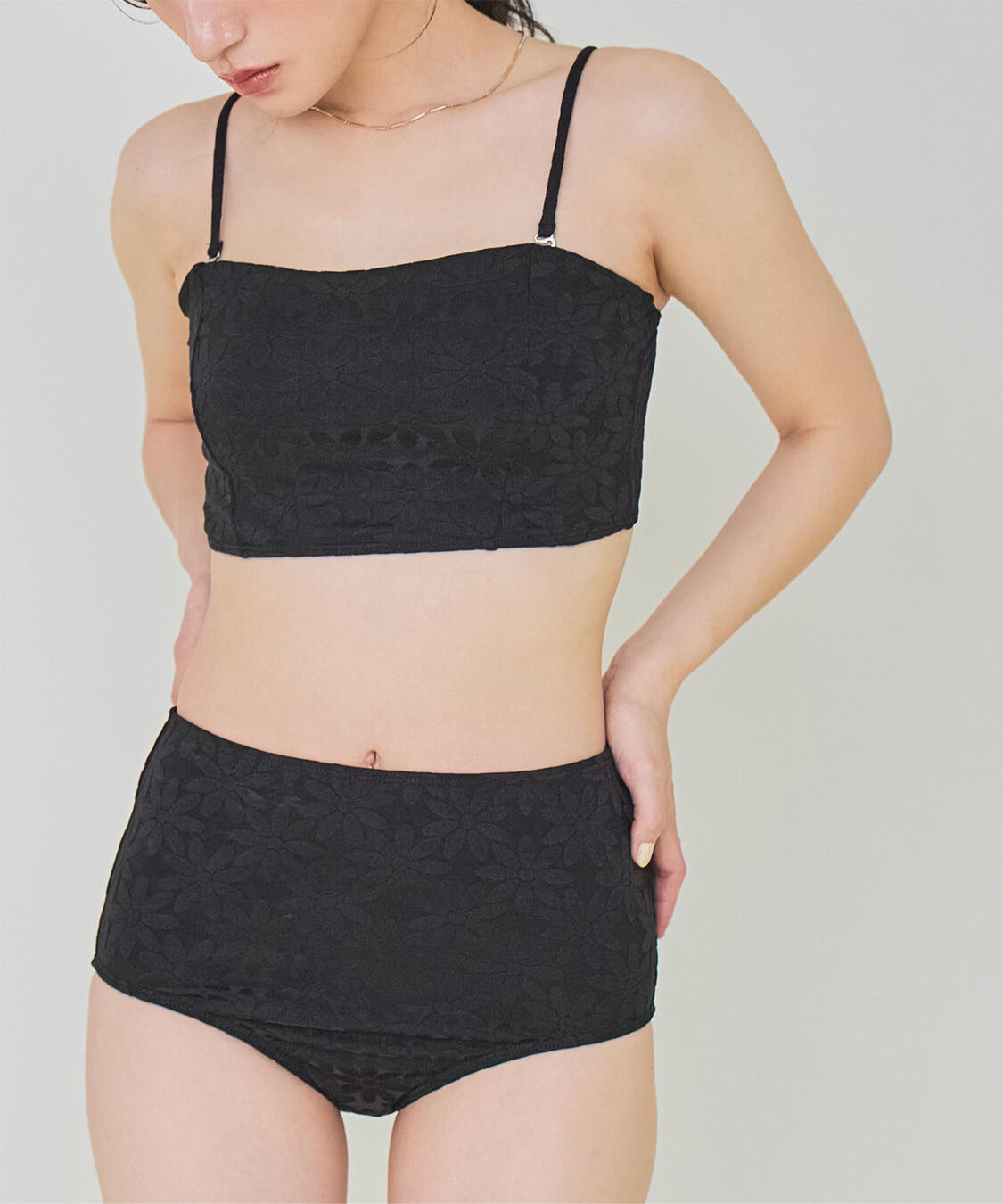 SEA DRESS「ハイウエストパイル地ビキニ/水着」|ビキニ|