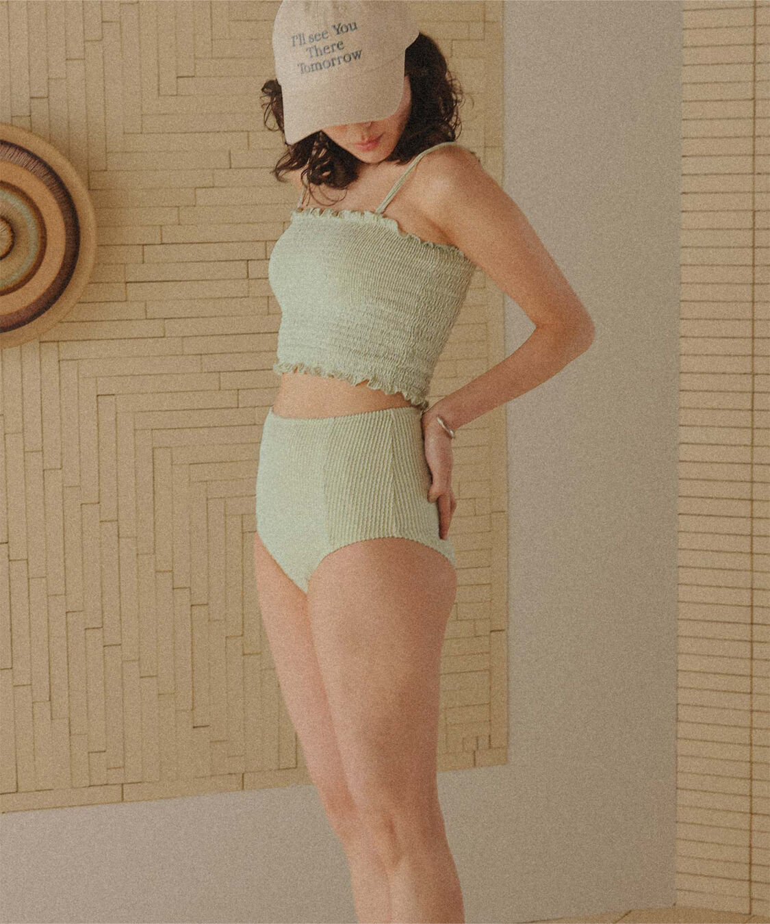 titivate「シャーリングフリルビキニ/水着」|ビキニ|