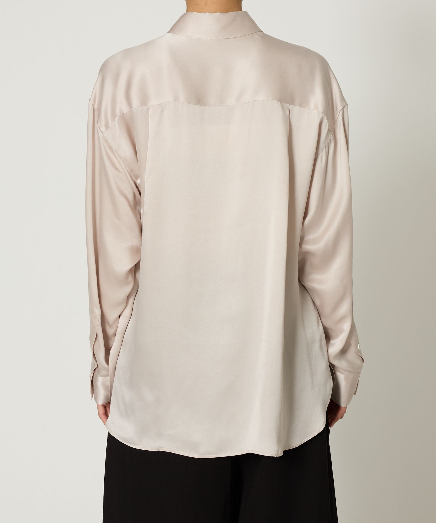 BABYLONE「ウォッシャブルシルクレーヨンシャツ」|シャツ・ブラウス|