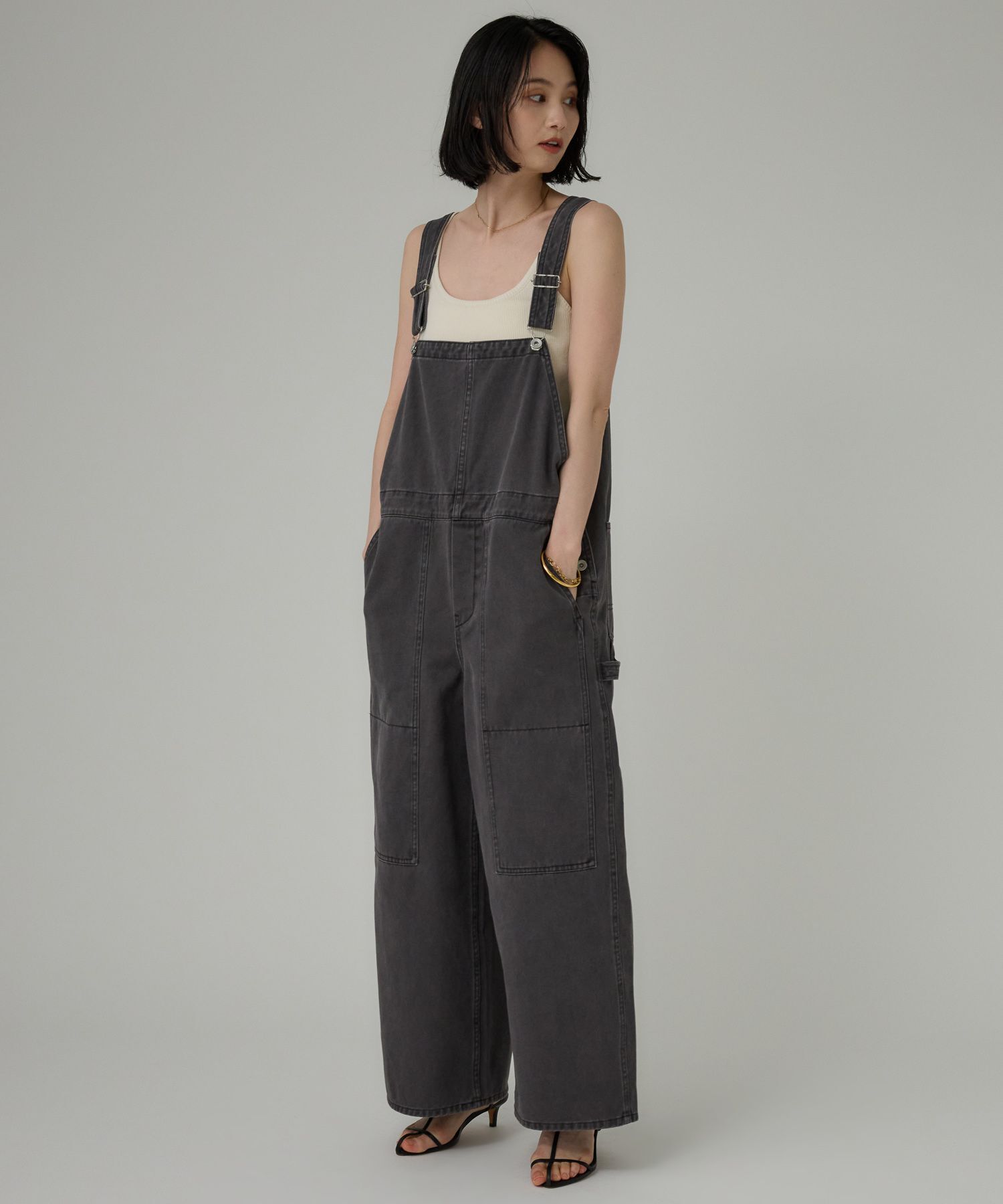 BABYLONE「カツラギサロペット」|オールインワン|ﾁｬｺｰﾙ