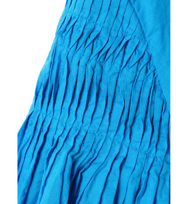 mizuiro ind「mizuiro ind ピンタックパフスリーブシャツ」|シャツ・ブラウス|