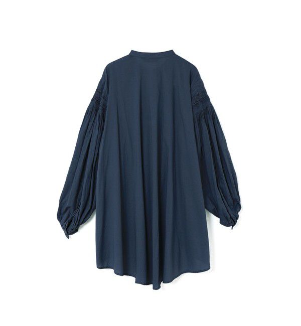 mizuiro ind「mizuiro ind ピンタックパフスリーブシャツ」|シャツ・ブラウス|