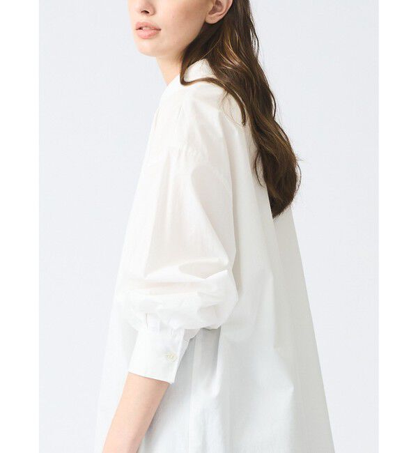 mizuiro ind「mizuiro ind メンズライクワイドシャツ」|シャツ・ブラウス|