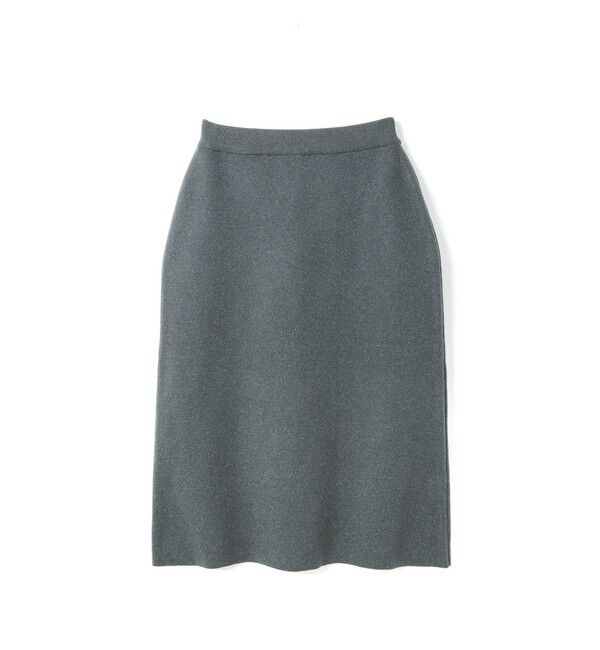 mizuiro ind「mizuiro ind シードステッチAラインスカート」|スカート|トップグレー