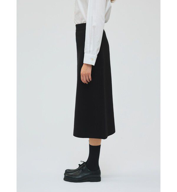 mizuiro ind「mizuiro ind シードステッチAラインスカート」|スカート|