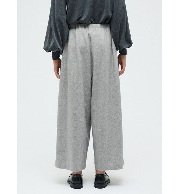mizuiro ind「mizuiro ind ウールブレンドワイドイージーパンツ」|その他|