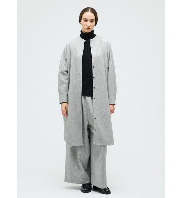 mizuiro ind「mizuiro ind ウールブレンドワイドイージーパンツ」|その他|