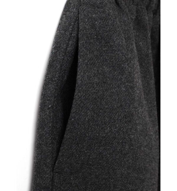 mizuiro ind「mizuiro ind ウールブレンドワイドイージーパンツ」|その他|