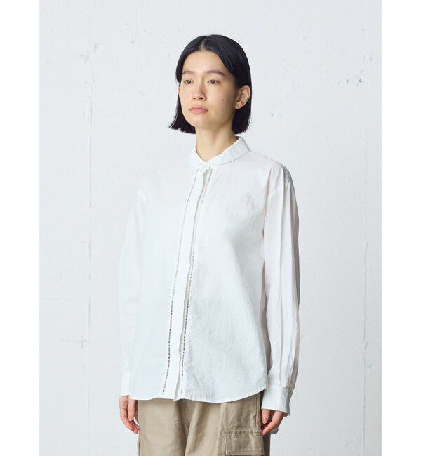 MidiUmi「MidiUmi ダッチカラーレースシャツ」|シャツ・ブラウス|