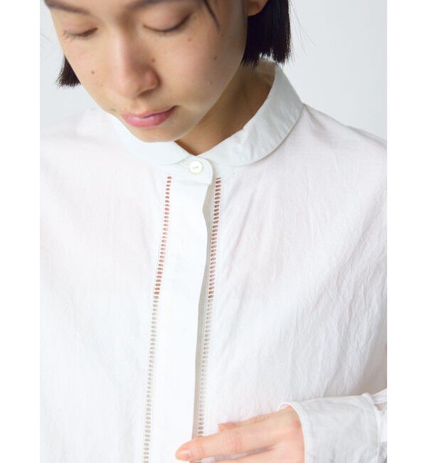 MidiUmi「MidiUmi ダッチカラーレースシャツ」|シャツ・ブラウス|