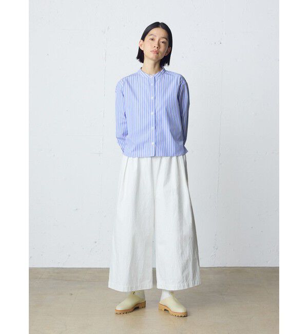 MidiUmi「MidiUmi ワイドタックデニム」|その他|オフホワイト