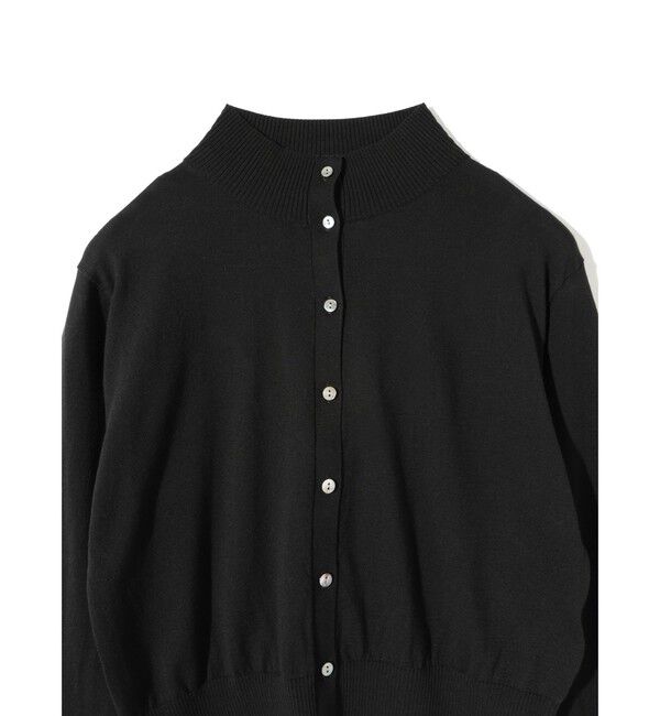 MIDIUMISOLID「MIDIUMISOLID for Ladies ハイネックショートカーディガン」|カーディガン|