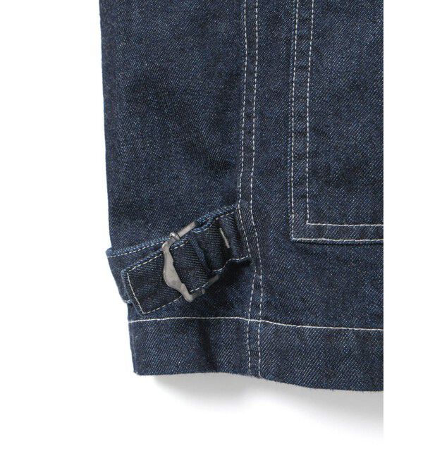 mizuiro ind「mizuiro ind ワイドデニムカバーオール(ONEWASH)」|テーラードジャケット|