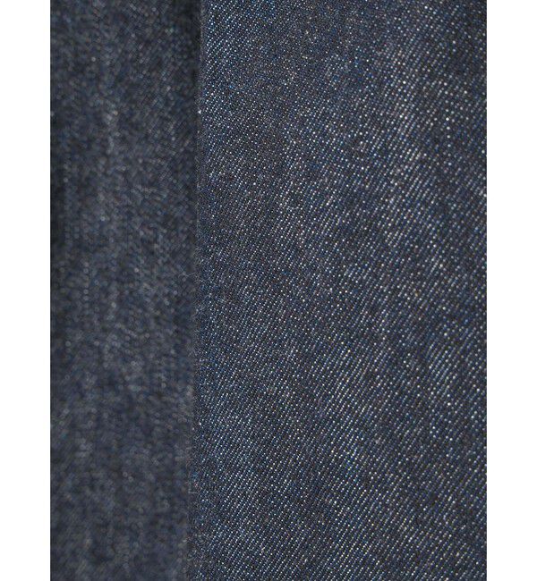 mizuiro ind「mizuiro ind ワイドデニムカバーオール(ONEWASH)」|テーラードジャケット|