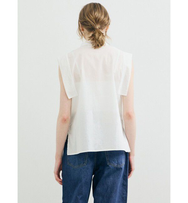 MARMARMAR「MARMARMAR スタンドカラーレースシャツ」|シャツ・ブラウス|